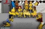 aged_up big_penis connie_d'amico crossover elizabeth_hoover family_guy high_heels huge_breasts human latex marge_simpson monocone ropes ruth_powers stockings the_simpsons urination voyeurism whip