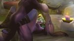 3d animated bouncing_breasts female gif hetero lying male missionary_position on_back rexx_(artist) sex video_games warcraft world_of_warcraft