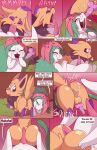  chip_and_meadow&#039;s_movie_night comic fuf nintendo pokemon shaymin zorua 