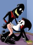  2boys animated_skeleton fellatio grim_(billy_&amp;_mandy) just_cartoon_dicks male male_only necrophilia nergal skeleton the_grim_adventures_of_billy_and_mandy yaoi 