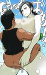 1boy 1girl ass boris_(noborhys) breasts censored crossover cum hetero large_breasts little_mac navel nintendo noborhys nude pixiv_manga_sample punch-out!! sex super_smash_bros. sweat testicles uncensored vaginal white_skin wii_fit wii_fit_trainer