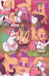  chip_and_meadow&#039;s_movie_night comic fuf nintendo pokemon shaymin zorua 