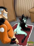  black_hole_sun cape danny_phantom jack_fenton just_cartoon_dicks male/male male_only villain vlad_masters vlad_plasmius yaoi 