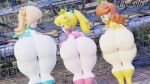  3_girls ass big_ass bubble_ass bubble_butt curvaceous curvy_figure dat_ass dumptruck_ass dumptruck_butt fat_ass huge_ass insanely_hot large_ass mario_(series) nintendo princess_daisy princess_peach princess_rosalina royal_slut seductive seductive_eyes seductive_look seductive_smile sexy sexy_ass sexy_pose smelly_ass thick_ass thick_butt thick_thighs unski113d 