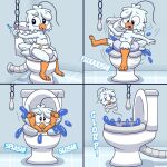 comic comic_page comic_panel diaper diaper_only diaper_wearing diapered diapered_female diapers drowning flush flush_vore flushed flushing nyx_star_(nyxieete_nyxstar) nyxiette_nyxstar toilet toilet_bowl toilet_paper toilet_pee toilet_poop toilet_roll toilet_seat toilet_stall toilet_use toilet_vore underwater vore