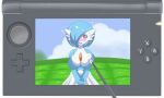  breast_grab female_only gardevoir jcdr nintendo_ds pokemon 