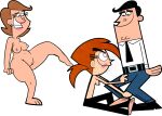 mrs._turner the_fairly_oddparents threesome timmy's_dad timmy's_mom topless_female vicky_(fop)