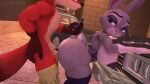  1boy 1boy1girl 1girl 3d 3d_animation animated anthro big_ass big_breasts big_butt big_muscles blender bunny bunny_girl couple cowgirl_position dat_ass disney female fox from_behind from_behind_position furry huge_filesize judy_hopps lagomorph looking_at_partner looking_back looking_pleasured lovemilliesm male male/female male_penetrating_female mp4 nick_wilde no_humans no_sound police police_officer sex tagme video vulpine zootopia 