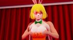  1boy 1girl 3d animal_costume animal_ears animated big_breasts blonde_hair bouncing_breasts breast_grab breasts carrot_(one_piece) groping loop nipples one_piece rabbit_costume rabbit_girl short_hair tagme video wanereart3d 