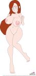 1girl alpha_channel areola big_breasts bikini_tan black_eyes breasts brown_hair completely_nude completely_nude_female disney disney_channel earrings eyelashes feet female female_only freckles freckles_on_body freckles_on_breasts freckles_on_crotch full_body gravity_falls hair half-closed_eyes high_res high_resolution highres hips light-skinned_female light_skin long_hair looking_at_viewer navel nipples nude nude_female pale_skin pervertoons piercing riffsandskulls smile solo solo_female tall_image teeth thick_thighs thighs toes transparent_background very_high_resolution wendy_corduroy wide_hips