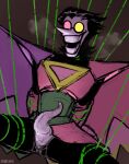 1boy 2020s 2023 2d 2d_(artwork) artist_name bondage bound darkner deltarune deltarune_chapter_2 digital_media_(artwork) genitals humanoid humanoid_robot male male_humanoid male_only multicolored_wings penis pointy_nose prehensile_penis raynecloud robot robot_humanoid spamton_g._spamton spamton_neo tentacle_penis tied_up undertale_(series) video_game_character video_games wings wire