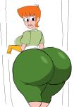  1girl ass big_ass bubble_ass bubble_butt cartoon_network dat_ass dexter&#039;s_laboratory dexter&#039;s_mom dumptruck_ass dumptruck_butt fat_ass fat_butt female gloves huge_ass mature_female milf momiji_(artist) orange_hair orange_hair_female short_hair short_hair_female solo thick_ass thick_butt 