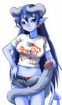 1futa animated astaroth astaroth_(shinrabanshou) black_sclera blue_skin cat clothes_writing clothing_writing demon_girl earrings futa_only futanari gif glasses heart heart_earrings horns jewelry penis pointy_ears sanrio_(nijiura) shinrabanshou solo_futa succubus tail translated what