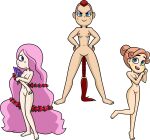  3girls celena_butterfly completely_nude_female skywynne_butterfly solaria_butterfly star_vs_the_forces_of_evil xierra099 