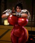  1girl 3d big_breasts bimbo bodysuit breasts female_only fire_on! gigantic_breasts huge_breasts hyper_breasts impossible_bodysuit impossible_clothes impossible_clothing impossible_shirt indoors looking_at_viewer massive_breasts milf ninja shiny_clothes skin_tight solo_female soul_calibur taki tight tight_bodysuit tight_clothes tight_clothing tight_shirt 