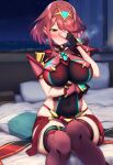  1girl ai_generated big_breasts breasts female_focus female_only high_res necromancer_(artist) patreon patreon_paid patreon_reward pyra red_eyes red_hair short_hair solo_female stable_diffusion xenoblade_(series) xenoblade_chronicles_2 