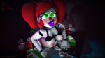  1futa bra circus_baby_(fnaf) cum dildo ejaculation five_nights_at_freddy&#039;s five_nights_at_freddy&#039;s:_sister_location futa_only futanari looking_up open_mouth penis red_hair sex_toy so87baby summer_of_87_baby 