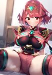  1girl ai_generated big_breasts breasts female_focus high_res necromancer_(artist) patreon patreon_paid patreon_reward pyra red_eyes red_hair short_hair solo_female stable_diffusion tagme xenoblade_(series) xenoblade_chronicles_2 