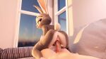  1boy 1girl 3d anus ass completely_nude completely_nude_female disney furry furry_female interspecies judy_hopps looking_back nude nude_female purple_eyes reverse_cowgirl_position riding_penis sound straight vaginal video zootopia 