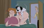 101_dalmatians 1boy 1girl 2boys anita_radcliffe arms ass beastiality bestiality big_ass big_breasts breasts canine caught caught_in_the_act cheating cheating_wife closed_eyes clothed_male cucked_by_beast cuckold dalmatian disney dog doggy_position doggy_style_position domestic_dog door english english_text female female_human female_human/dog female_human/male_dog female_on_feral from_behind from_behind_position hand_covering_mouth hands heart hourglass_figure human human_female human_on_feral indoors infidelity interspecies john_coffe legs male male/female male_dog male_human netorare ntr nude nude_female penetration pillow pongo roger_radcliffe sex tail tail_wagging text tied_hair tongue tongue_out wide_hips zoophilia