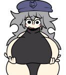  1girl beat_banger big_breasts blox1010(oc) edit female_only huge_breasts jp20414(artist) shy shy_smile thick_thighs 