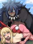  1boy 1girl acnologia adult_and_teenager age_difference ahe_gao aldharoku aroused ass bad_end big_breasts blonde_hair blue_hair blush breast_press breasts bunny_ears bunnysuit clothed_sex crotchless dark-skinned_male defeat_sex defeated defeated_heroine doggy_position elbow_gloves fairy_tail female_focus femsub fucked_senseless larger_male leotard light-skinned_female light_skin looking_pleasured lucy_heartfilia maledom mature_male older_male older_man_and_teenage_girl older_penetrating_younger rape rolling_eyes sex smaller_female smile teen teenage_girl thick_thighs tongue tongue_out torn_clothes torn_legwear wide_hips younger_female 