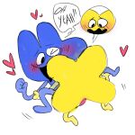 <3 battle_for_dream_island bfb bfdi four_(bfdi) object_shows reupload x_(bfdi)