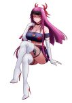 1girl 1girl 1girl alluring alternate_costume bare_shoulders bare_thighs beauty_mark big_breasts boots choker cleavage cleavage_cutout collarbone crossed_legs elbow_gloves female_only fire_emblem fire_emblem_engage gloves hat high_heels ivy_(fire_emblem) long_hair mole mole_under_mouth nintendo pink_eyes pink_hair purple_hair race_queen shoulders sitting skirt smile thick_thighs thigh_high_boots thighs very_long_hair will_(willanator93) willanator