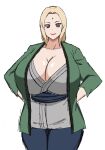 blond_hair brown_eyes gigantic_ass gigantic_breasts hourglass_figure momiji_(artist) naruto_shippuden tsunade