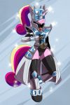  anthro cosplay equine female friendship_is_magic furry hair horn horse kamen_rider kamen_rider_wizard multicolored_hair my_little_pony pony princess_cadance smile solo sssonic2 