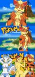  arcanine meowth pachirisu pikanjo pokemon 