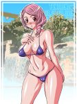  abs alisa_bosconovitch alluring bikini blush breasts cleavage curvy drill_hair erect_nipples female_abs hair horny jet_(angelravishment) lipstick micro_bikini namco nipples pink_eyes pink_hair pussy red_eyes sweat swimsuit tekken tekken_6_bloodline_rebellion 