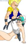 bulma bulma_brief bulma_briefs dragon_ball dragon_ball_z fellatio fusion gotenks mother_and_son oral son_goten super_saiyan trunks_briefs