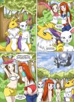  digihentai gatomon kari_kamiya new_playmates_(comic) palcomix renamon rika_nonaka 