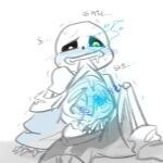  1:1 1:1_aspect_ratio 2010s 2016 animated_skeleton biting_clothes biting_shirt blue_blush blue_eye blush bottom_sans clothed glowing glowing_eye hooded_jacket hoodie jacket korean_text looking_at_viewer monster off_shoulder peng2_(artist) peng2_undertale_(artist) sans sans_(undertale) sitting skeleton soul submissive text uke_sans undead undertale undertale_(series) yellow_eye 