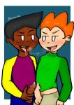  2022 2boys 2d 2d_(artwork) cartoony dark-skinned_male dark_skin darnell_(newgrounds) digital_media_(artwork) frottage frotting gay genitals human human_only interracial kissing light-skinned_male light_skin male male/male male_only melanin newgrounds penis pico&#039;s_school pico_(newgrounds) saliva_string saliva_trail sumweirdo touching_penis video_game_character video_games yaoi 