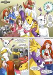  digihentai gatomon kari_kamiya new_playmates_(comic) palcomix renamon rika_nonaka takato_matsuki 