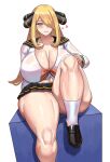 cynthia gigantic_ass gigantic_breasts hourglass_figure pokemon ytrall