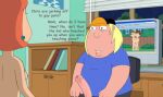 american_dad chris_griffin crossover family_guy lois_griffin nude penis sideboob snot_(american_dad) steve_smith yaoi