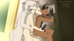  3boys anal anal_penetration anal_sex anthro balls beastars bikomation closed_eyes collot_(beastars) furry gif handjob jack_(beastars) male male/male male_only masturbation miguno_(beastars) nude penis sex threesome yaoi 