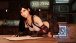  1girl 3d ass ass_focus bent_over black_hair black_skirt chakiaw female_pervert final_fantasy long_hair mature_female miniskirt pervert pervert_female presenting sex_invitation sexually_suggestive skirt tifa_lockhart 