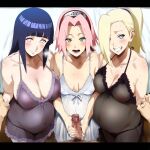  hinata_hyuuga ino_yamanaka naruto naruto_shippuden sakura_haruno tagme 