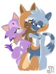  blaze_the_cat j_nsfw naked_female nude nude nude_female sonic_the_hedgehog_(series) tangle_the_lemur whisper_the_wolf yuri 