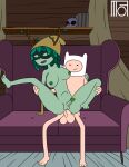  adult_swim adventure_time anal anal_insertion anal_penetration anal_sex bare_arms bare_breasts bare_legs bare_shoulders bare_thighs barefoot big_ass big_balls big_breasts big_nipples big_penis canon_couple cartoon_network completely_naked completely_naked_male completely_nude completely_nude_futanari completely_nude_male couple dickgirl finn_the_human futanari futanari_penetrated genitals green_body green_eyes green_hair green_skin hat hat_only hbo_max horn horns huntress huntress_wizard intersex leaf leaves light-skinned_male light_skin male/intersex male_on_futa mask masked masked_futa moffoffo moffoffo_(artist) plant plant_girl wizard 