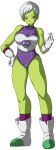  1girl alien alien_girl big_breasts bodysuit breasts cheelai dragon_ball dragon_ball_super dragon_ball_super_broly fanbox_reward female_focus green_skin hazama_null high_res leotard mature mature_female pixiv_fanbox png short_hair solo_female tagme white_background white_hair 