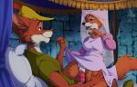 1boy 1girl anthro cowgirl_position disney fox fur furry girl_on_top knotted_penis maid_marian male/female robin_hood robin_hood_(character) robin_hood_(disney) vaginal vulpine xnirox