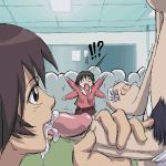 artist_request azumanga_daioh bandaid cum cum_in_mouth fellatio futanari futanari_on_female futanari_with_female intersex kagura kaorin oral penis sakaki_(azumanga_daioh)