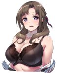 1girl 1girl anime_milf big_breasts bra breasts brown_hair clothed_female do_you_love_your_mom_and_her_two-hit_multi-target_attacks? female_focus female_only long_hair mature mature_female milf oosuki_mamako purple_eyes raikoh solo_female solo_focus tagme tsuujou_kougeki_ga_zentai_kougeki_de_ni-kai_kougeki_no_okaasan_wa_suki_desu_ka?