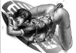  1girl ambrosia_yamoto breasts cum dead_or_alive dress dress_lift ejaculation futanari greyscale kasumi kasumi_(doa) konnyaku large_breasts large_penis loincloth masturbation monochrome moudameja muku_(muku-coffee) open_mouth orgasm panties penis saliva sideways solo sweat tears tecmo thighhighs top-down_bottom-up underwear vibrator vibrator_under_panties 