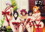    5_girls bleach cat_ears cat_girl christmas gigantic_ass gigantic_breasts haineko hourglass_figure isane_kotetsu kotetsu_isane kuchiki_rukia matsumoto_rangiku rangiku_matsumoto retsu_unohana rtenzo_(artist) rukia_kuchiki unohana_retsu 